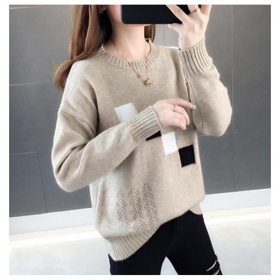 Round Neck Pullover Women Fairy Sweater