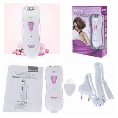 Kemei Rechargeable Women Epilator Shaver