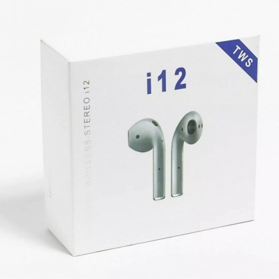 i12 TWS True Wireless Touch Control Bluetooth 5.0 Earphones
