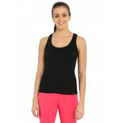 Jockey Black Racerback Tank Top