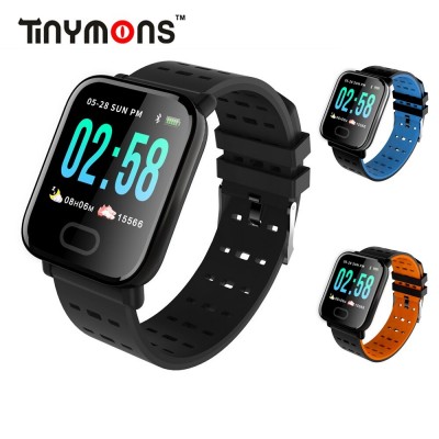 A6 Smart Watch Heart Rate Monitor Sport Fitness Tracker Sleep Monitor Waterproof Sport Watch Band for IOS Android