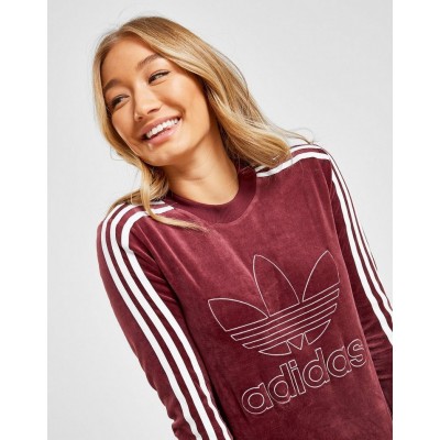 Velvet Long-Dark red adidas T-Shirt