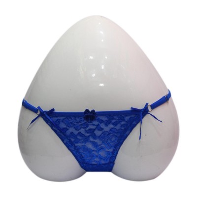 Soft t-Back Cotton and Net Thong Bikini Panties