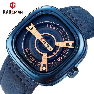 KADEMAN Casual Analog Watch For Men - Gold/Black