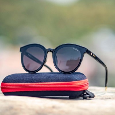 Tom Hardy Th- Bp-Black Lens Cat Eye Sun Glasses For Women