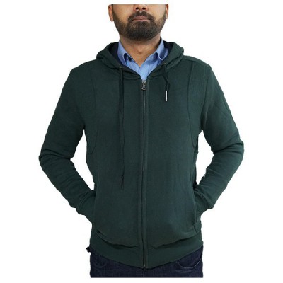 Zip up hoodie for men ( blue)