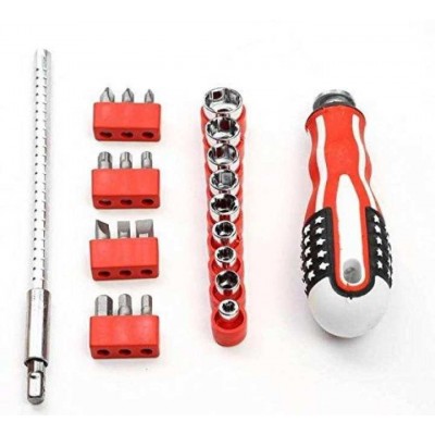 GM-211 Screwdriver Set (Orange, Matt, 25-Pieces)