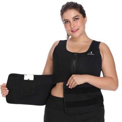 Body Shapers Waist Trainer Sweat Slimming Vest & Belt Corset