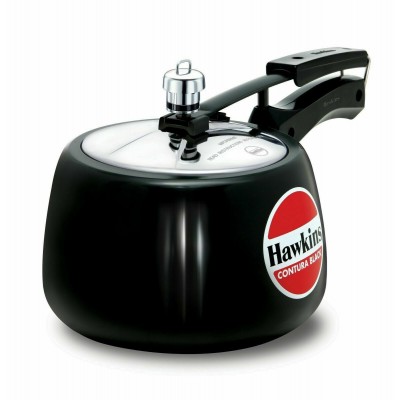 Hawkins Black Contura Pressure Cooker - 3 Litre