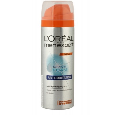 L'oreal Men's Anti-Irritation Hydrating Glycerin Shave Foam, 200ml
