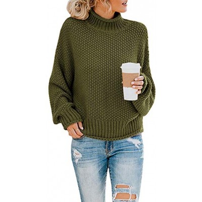 Loose Turtleneck Pullover Sweater
